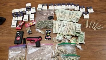 Lemoore police, Kings County officers, arrest suspect on charges of selling marijuana to minors Evidence found during a search by law enforcement officials at the home of suspect Dexter Kelly.